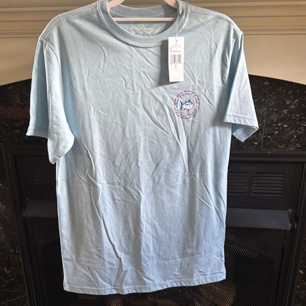 Southern Tide Blue Short Sleeve Tee